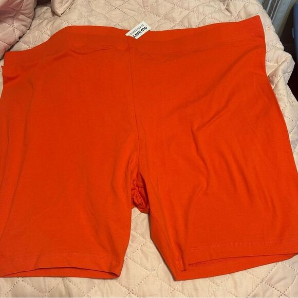 Old Navy Women's Vibrant Coral Bike Shorts - Picture 6 of 9